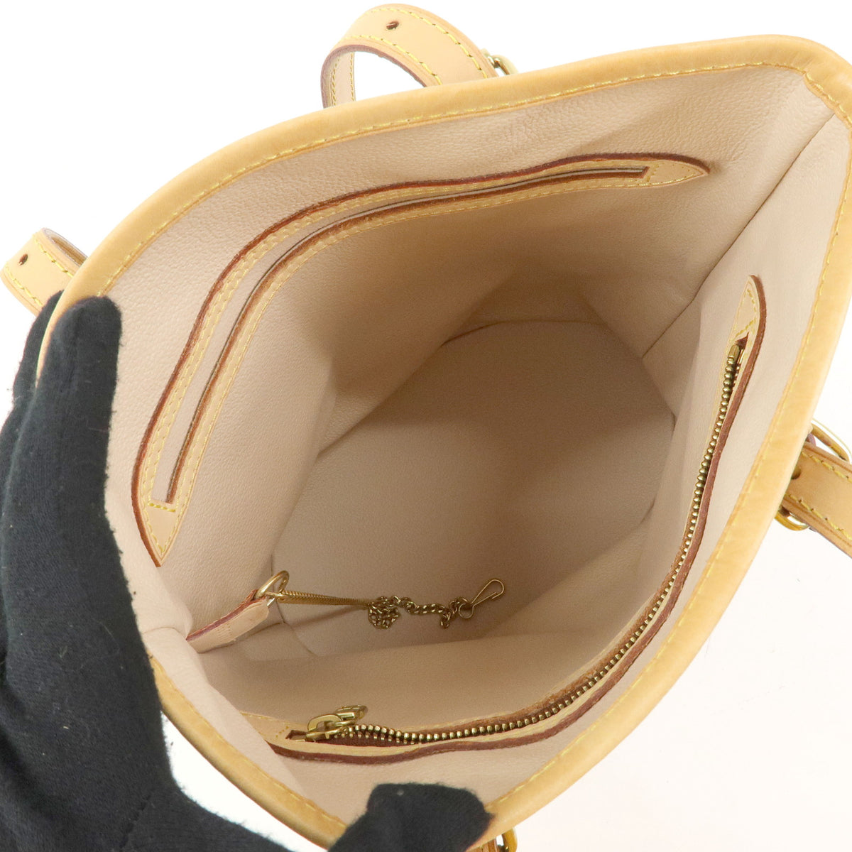 Louis Vuitton Monogram Bucket PM Canvas Hand Bag Brown M42238