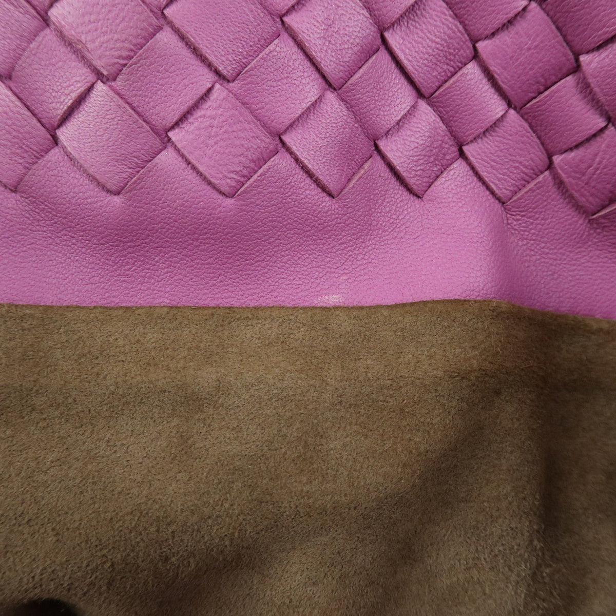 BOTTEGA VENETA Garda Intrecciato Leather Tote Bag Shoulder Bag Purple