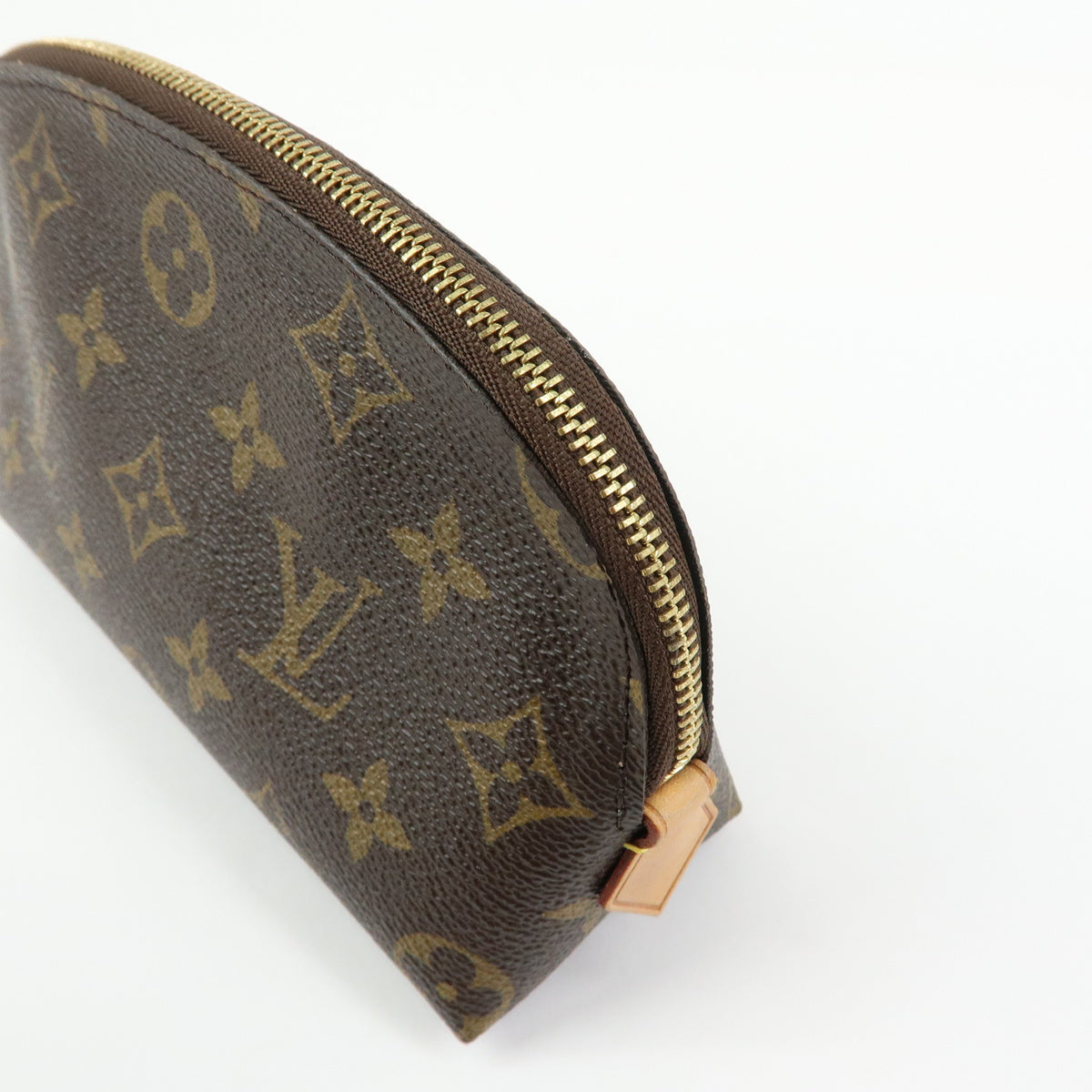Louis Vuitton Monogram Pochette Cosmetic PM Pouch Brown M47515