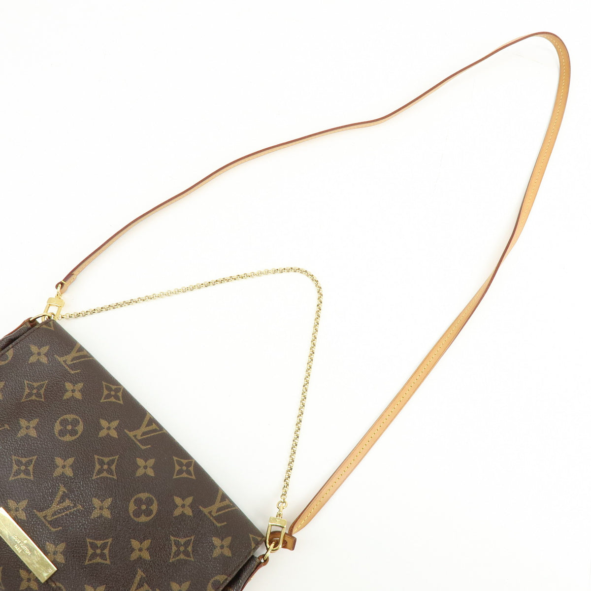 Louis Vuitton Monogram Favorite MM 2Way Bag Shoulder Bag Brown M40718