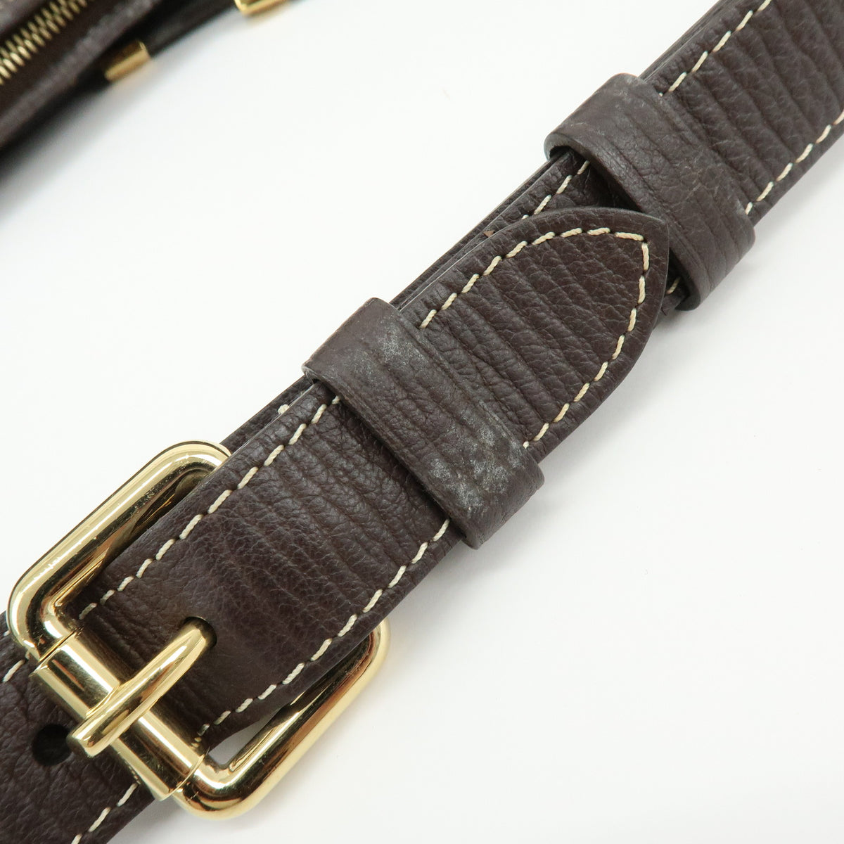 Louis Vuitton Monogram Mini Lin Manon MM Shoulder Bag Ebene M95619