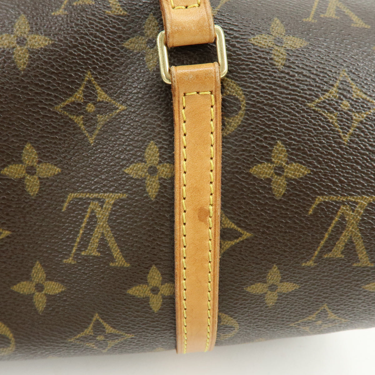 Louis Vuitton Monogram Papillon 30 Hand Bag Brown M51385