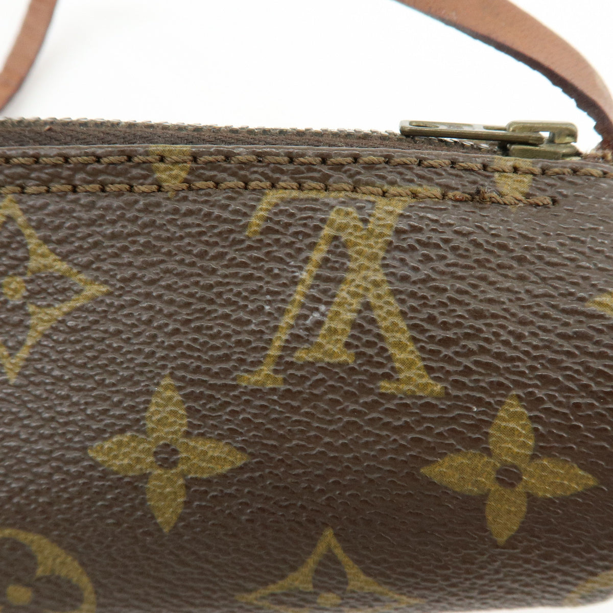 Louis Vuitton Monogram Mini Pouch for Papillon Bag Brown