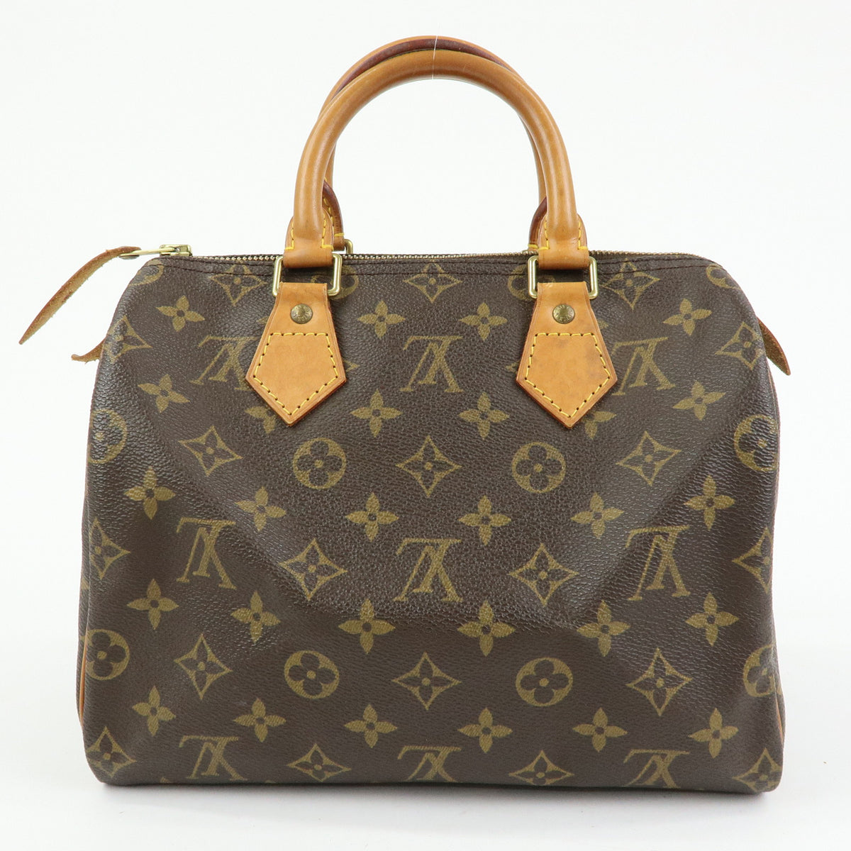Louis Vuitton Monogram Speedy 25 Boston Bag Hand Bag Brown M41528