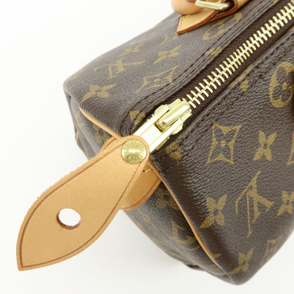 Louis Vuitton Monogram Speedy 30 Boston Bag Hand Bag Brown M41526