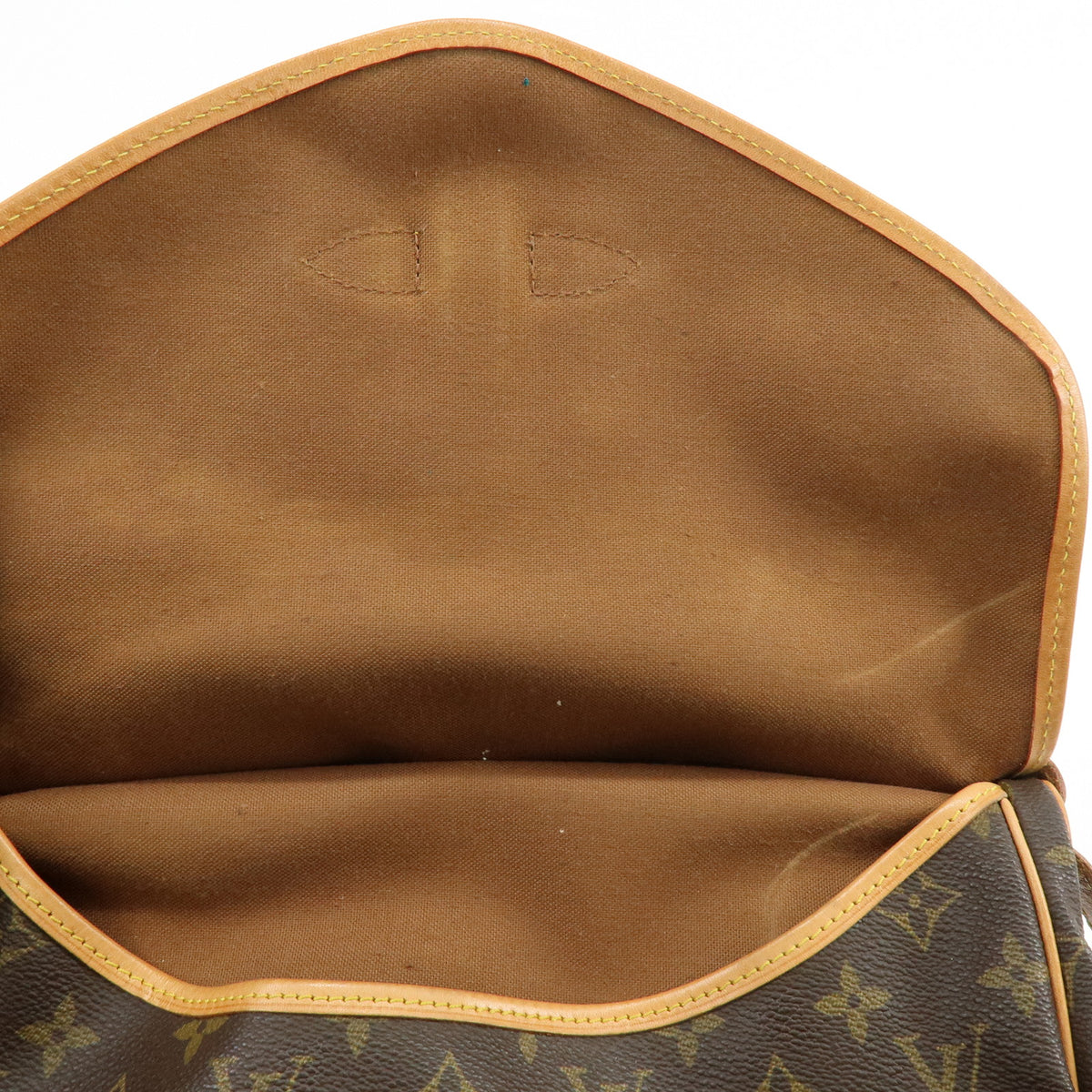 Louis Vuitton Monogram Saumur 30 Canvas Shoulder Leather Bag M42256