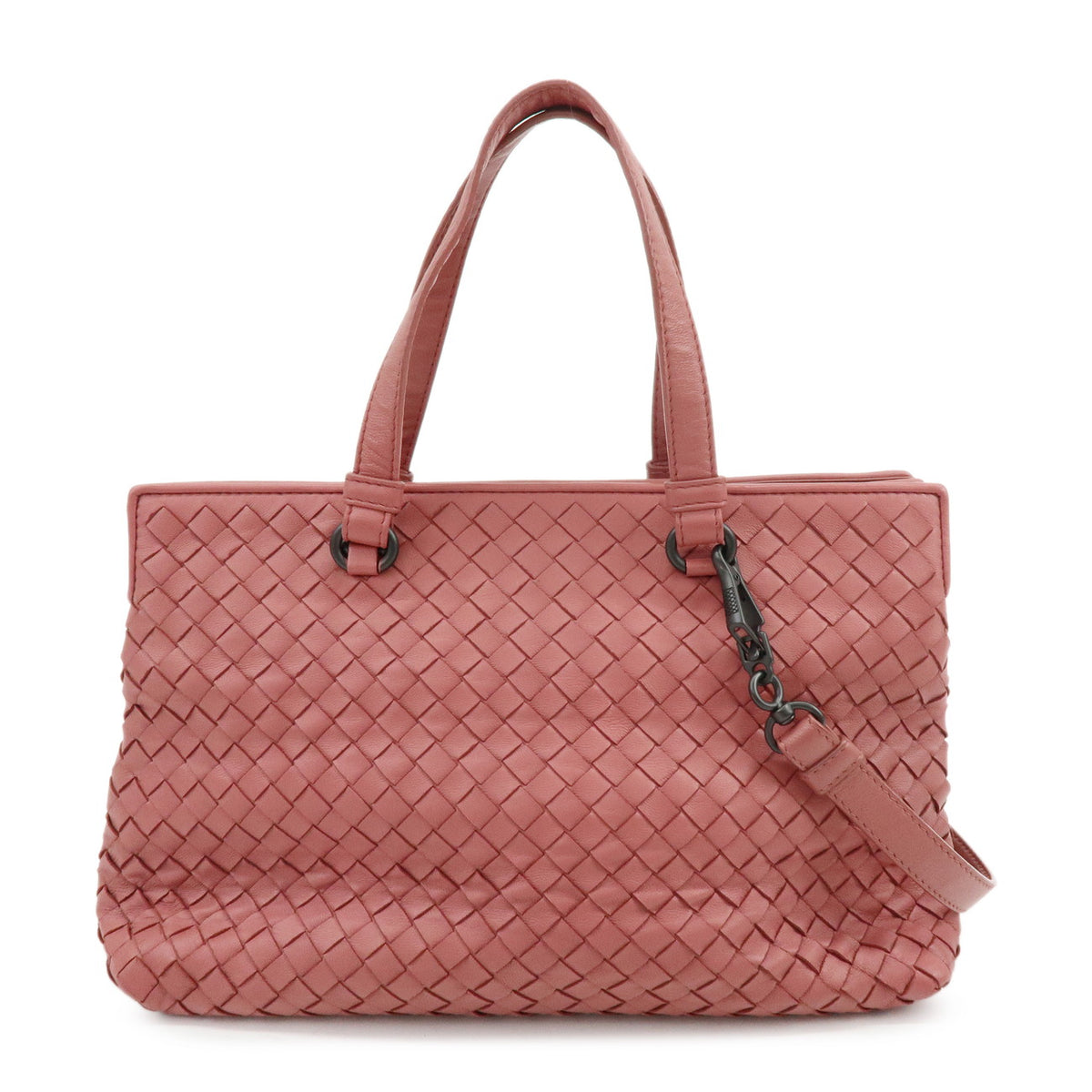 BOTTEGA VENETA Intrecciato Nappa Leather 2Way Bag Shoulder Bag Pink