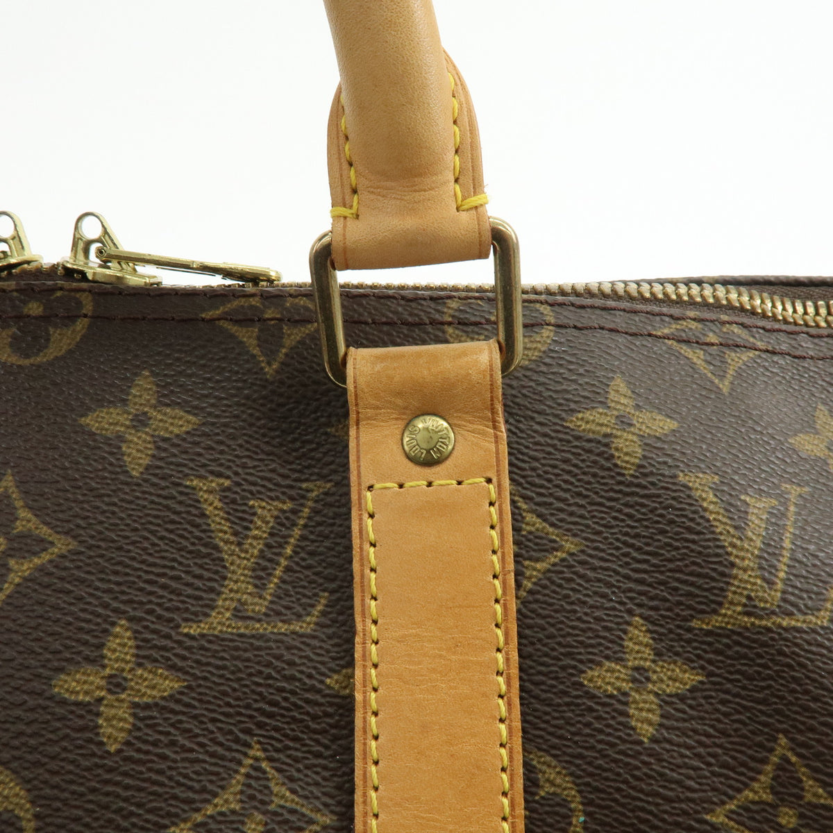 Louis Vuitton Monogram Keep All Bandouliere 50 Boston Bag M41416