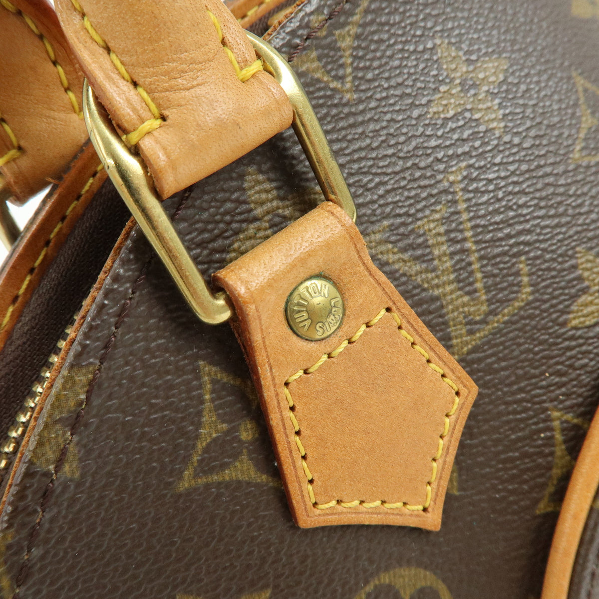 Louis Vuitton Monogram Ellipse PM Hand Bag Brown M51127