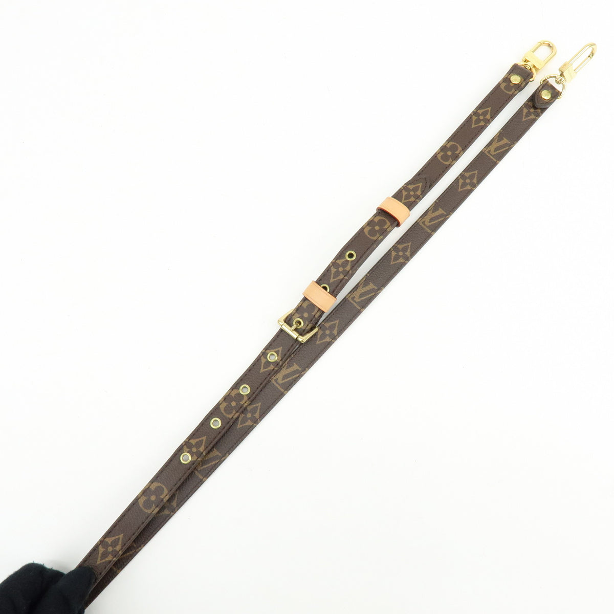 Louis Vuitton Monogram Adjustable Shoulder Strap Brown 120cm J52315