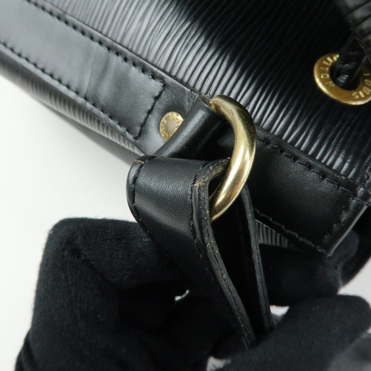 Louis Vuitton Epi Noe Leather Shoulder Bag Hand Bag Noir Black M59002