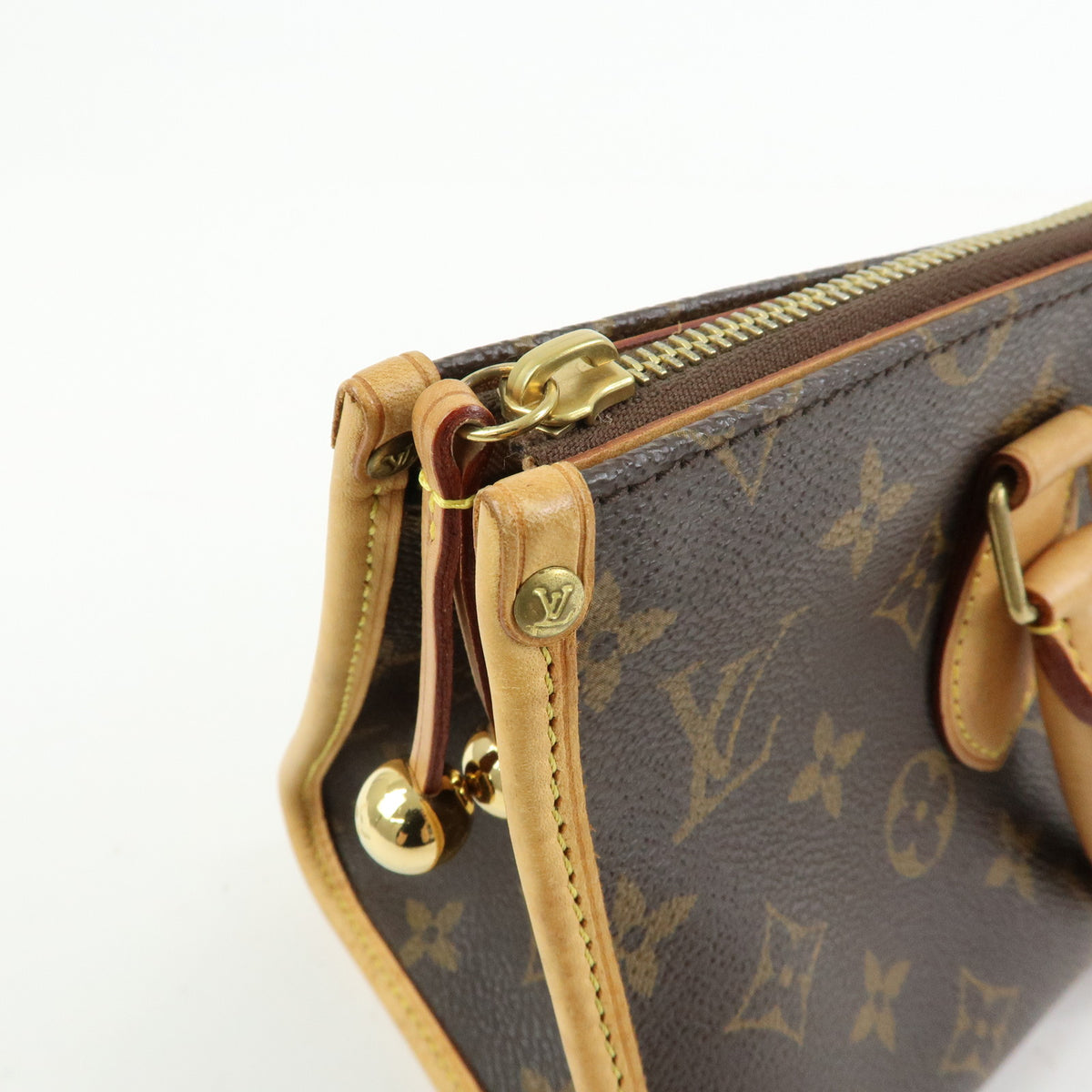 Louis Vuitton Monogram Popincourt Hand Bag Brown M40009