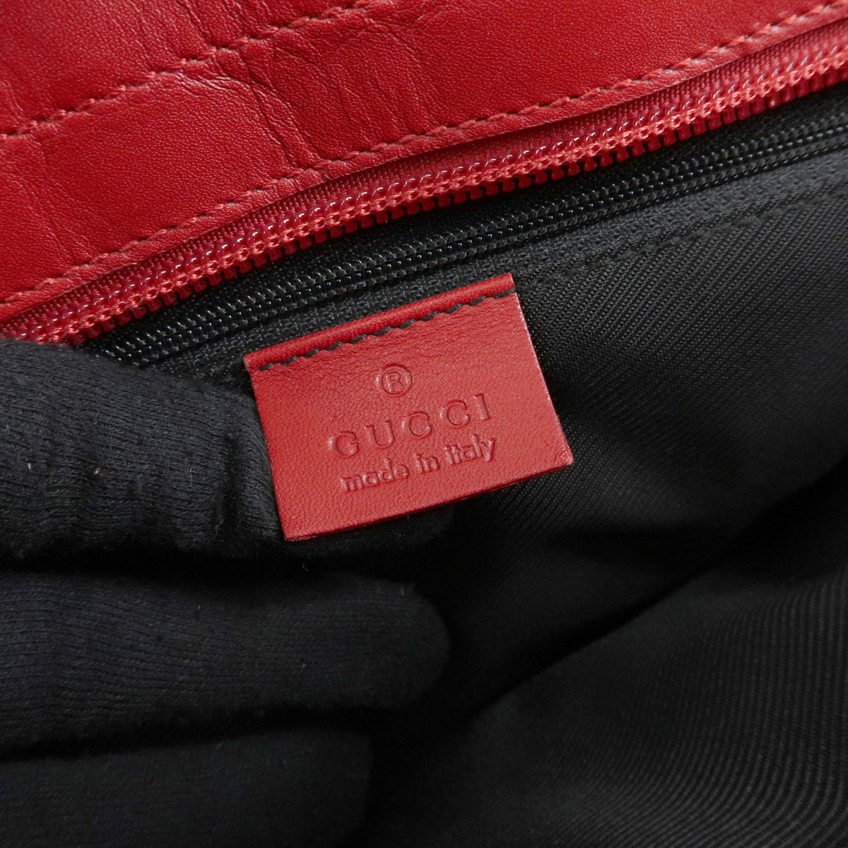 GUCCI GG Canvas Leather Tote Bag Hand Bag Beige Red 002・1119