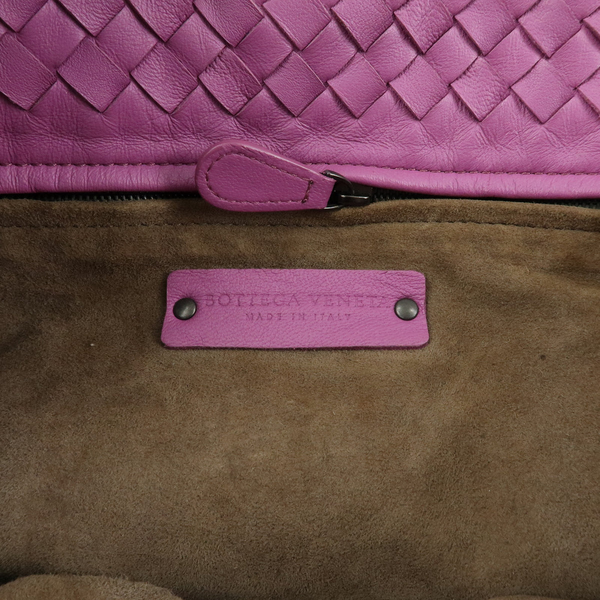 BOTTEGA VENETA Garda Intrecciato Leather Tote Bag Shoulder Bag Purple