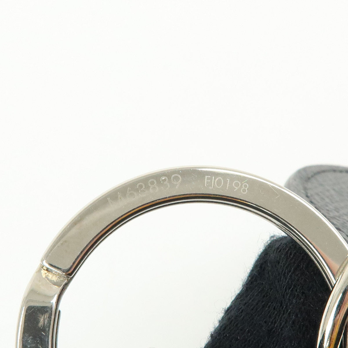 Louis Vuitton Damier Graphite Porte Cle LV Alpes Key Chain Blue M63839