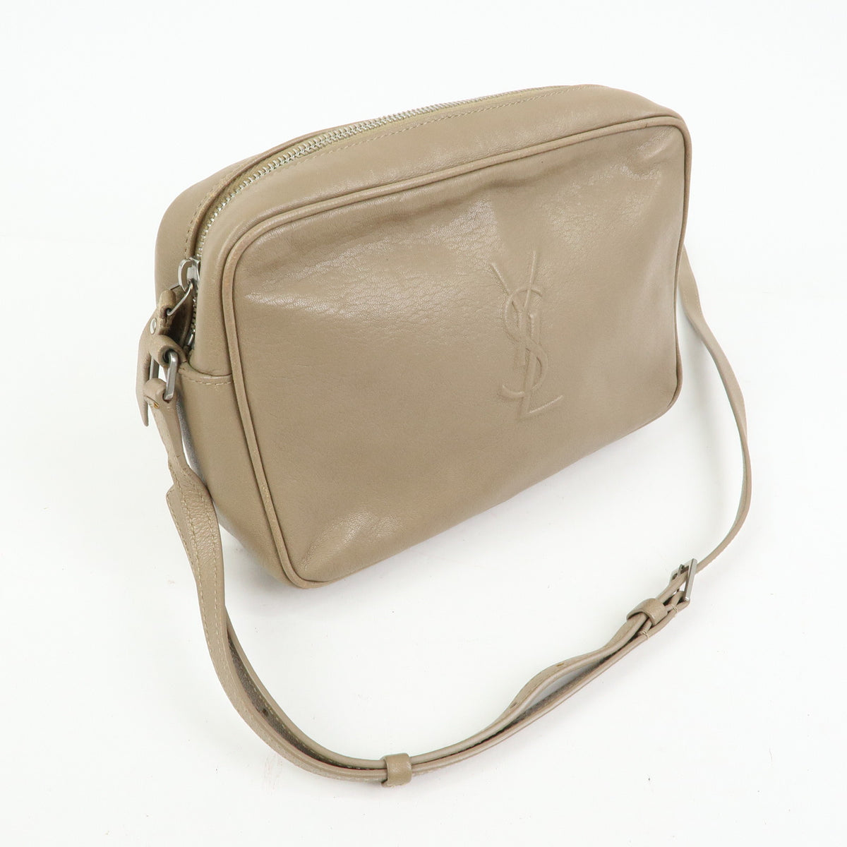 SAINT LAURENT PARIS Cassandra Leather Lou Camera Bag Small FLY520533