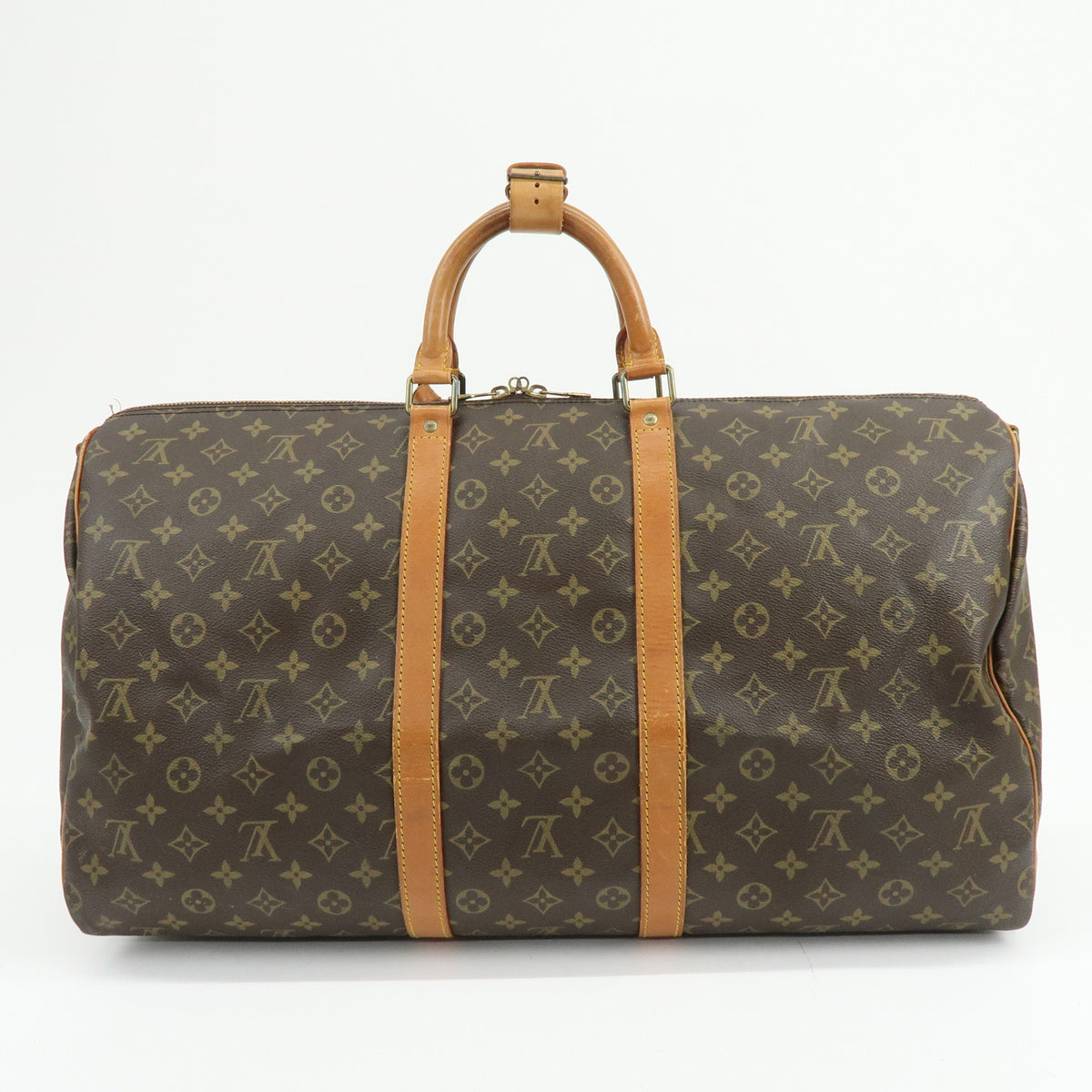 Louis Vuitton Monogram Keep All Bandouliere 55 Boston Bag M41414