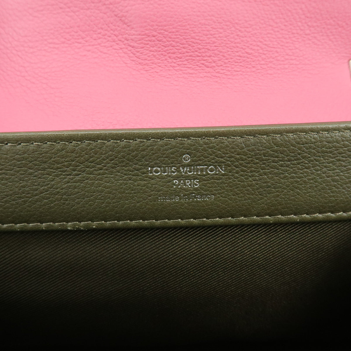 Louis Vuitton LOCKME 2 BB Leather 2 Way Hand Bag Rose Khaki M54103
