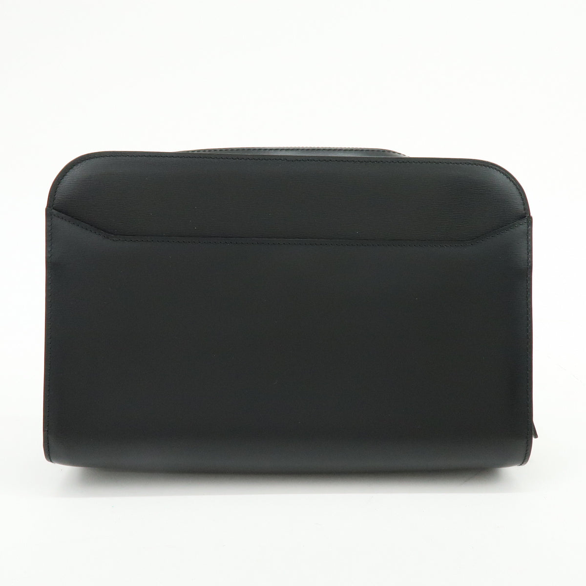 Cartier Pasha Leather Clutch Bag Wristlet Bag Pouch Black