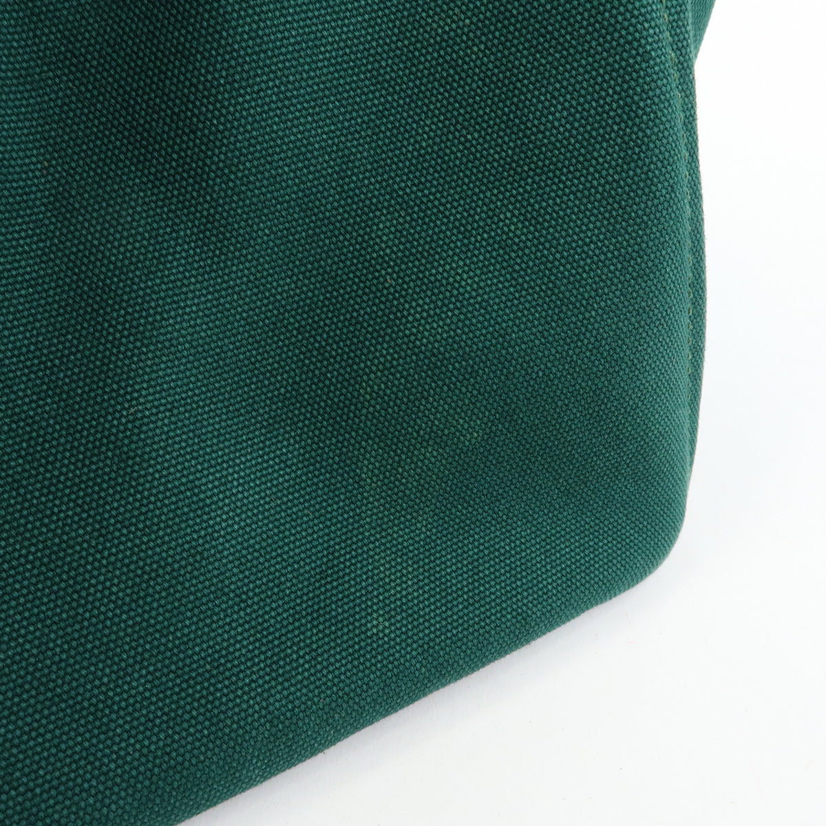 PRADA Logo Canapa Triangle Logo 2Way Tote Hand Bag  Green Blue BN2642