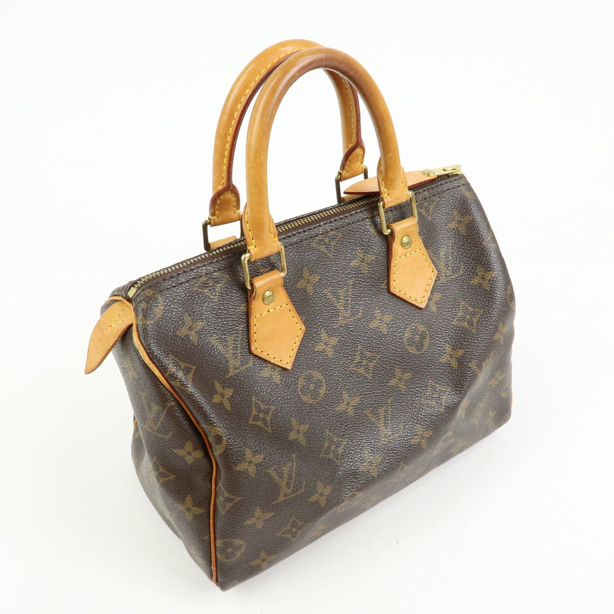 Louis Vuitton Monogram Speedy 25 Boston Bag Hand Bag Brown M41528