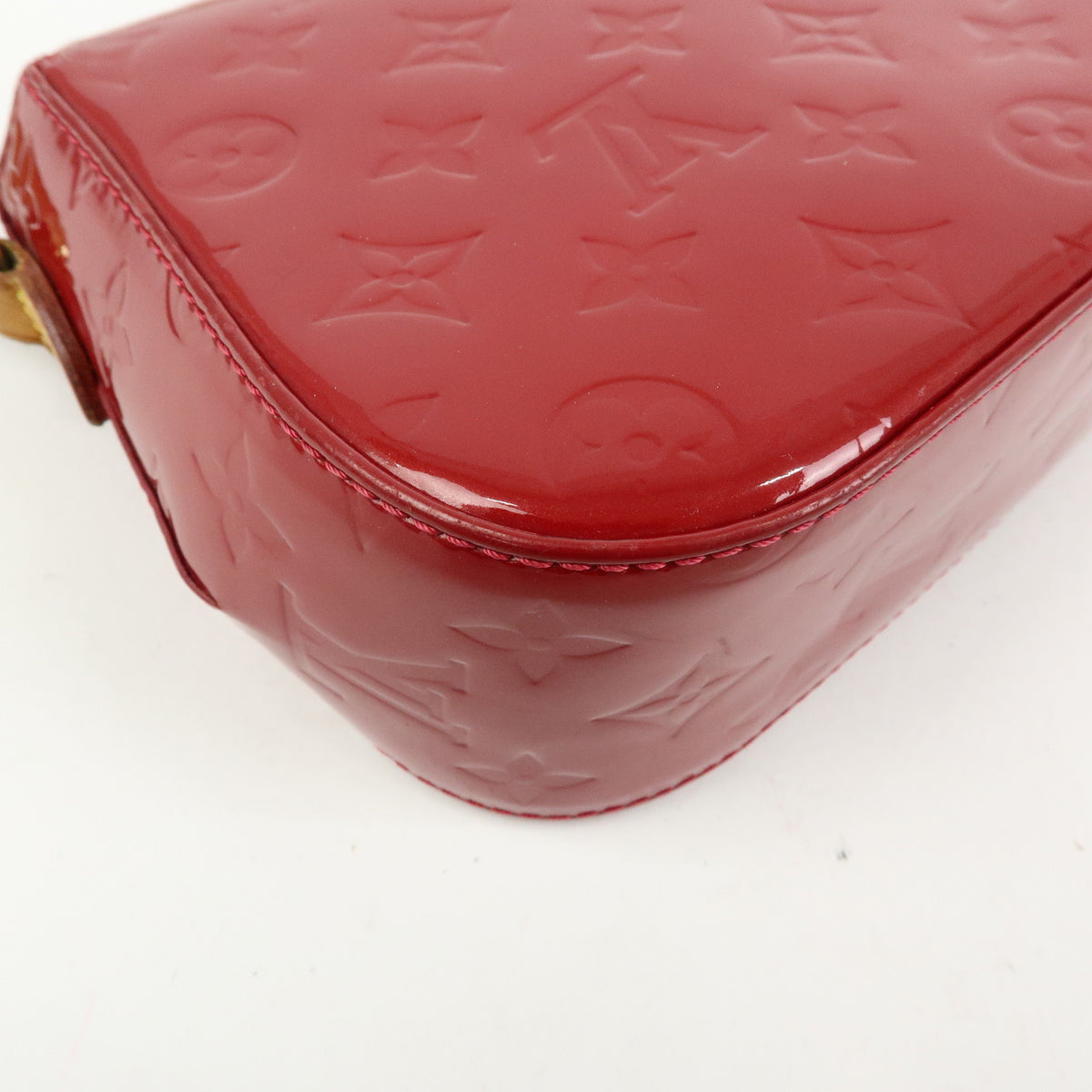 Louis Vuitton Monogram Vernis Bellflower PM Shoulder Bag Red M91705