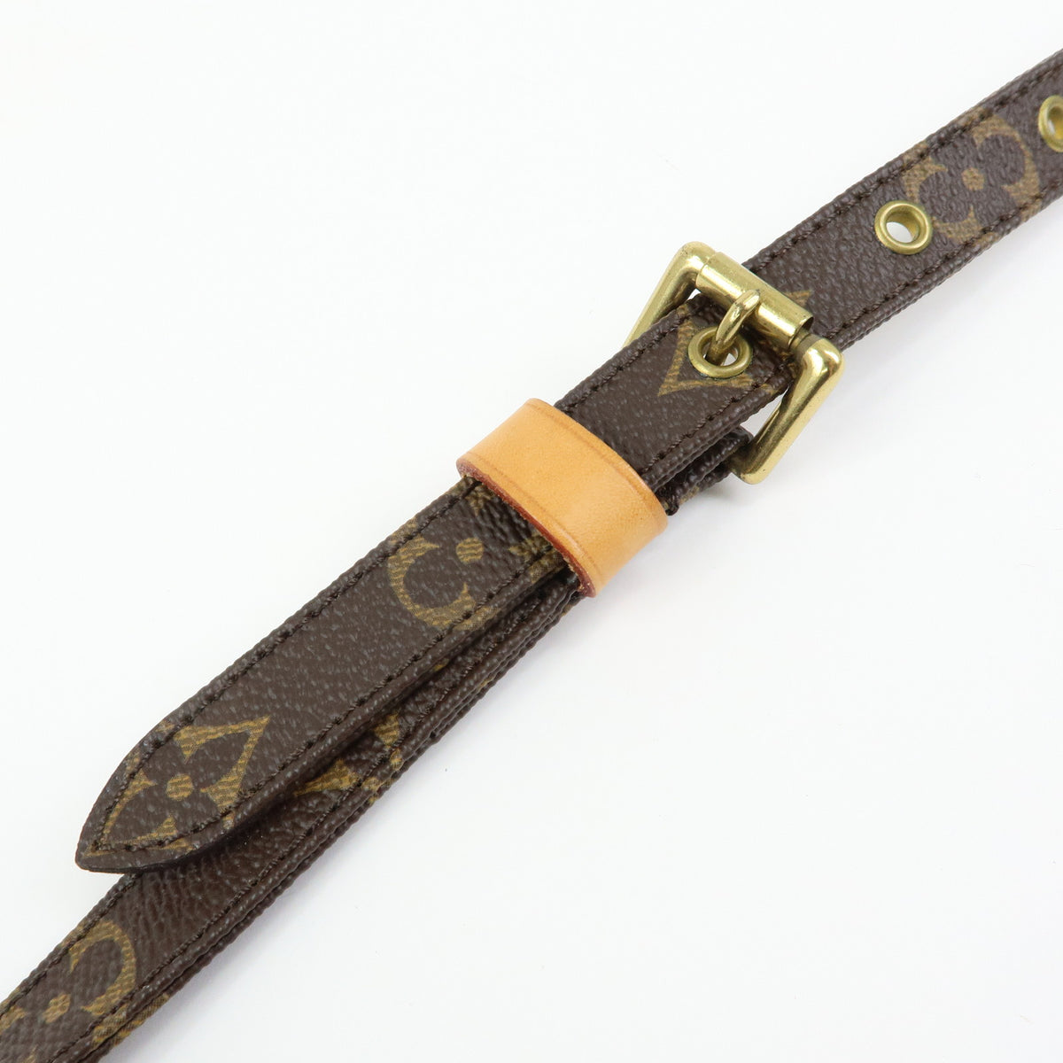 Louis Vuitton Monogram Adjustable Shoulder Strap Brown 120cm J52315