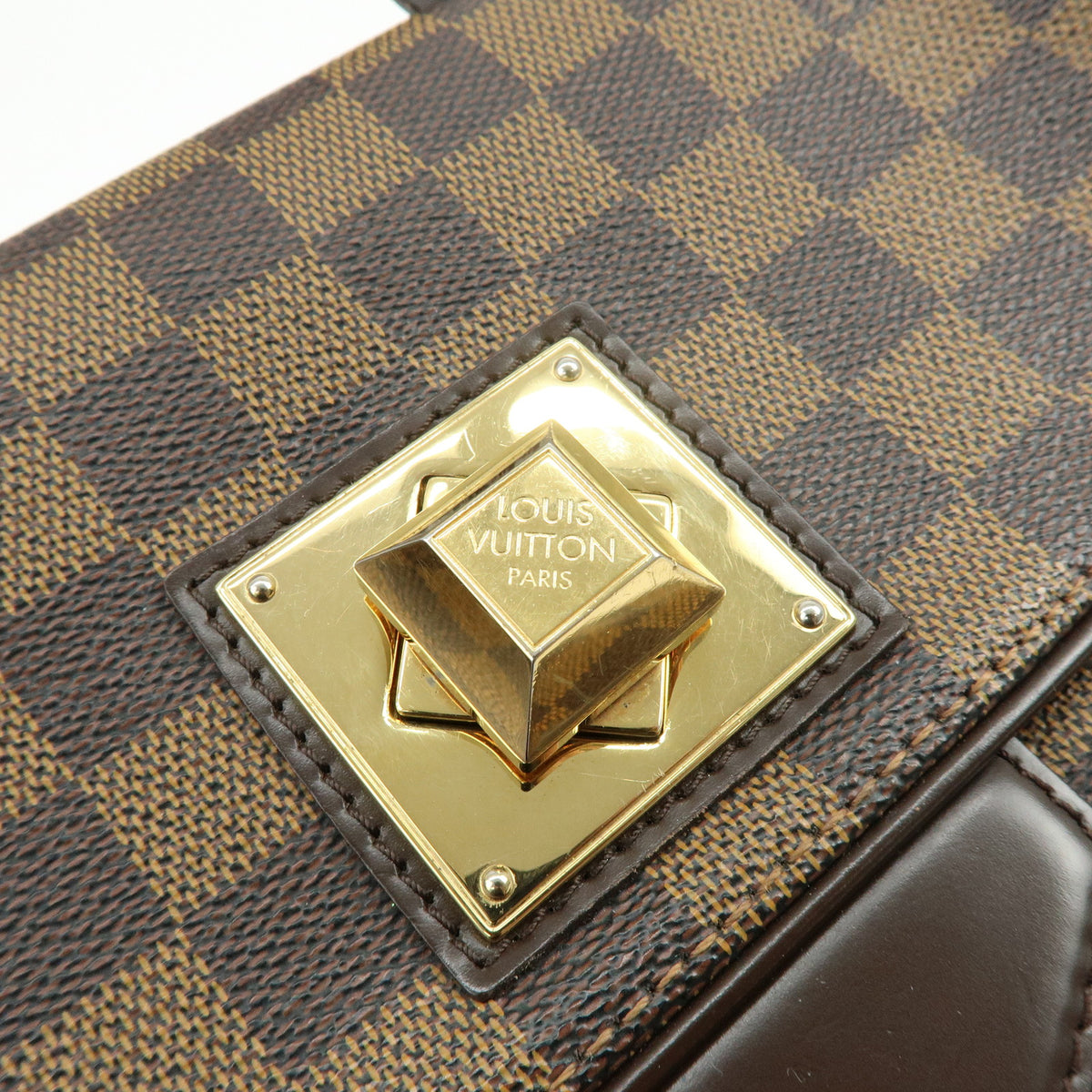 Louis Vuitton Damier Bergamo PM Canvas Leather 2Way shoulder Bag N41167