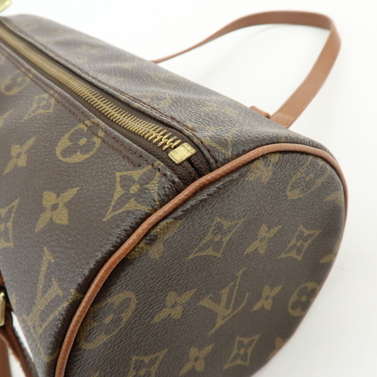 Louis Vuitton Monogram Papillon 26 Hand Bag Brown M51366