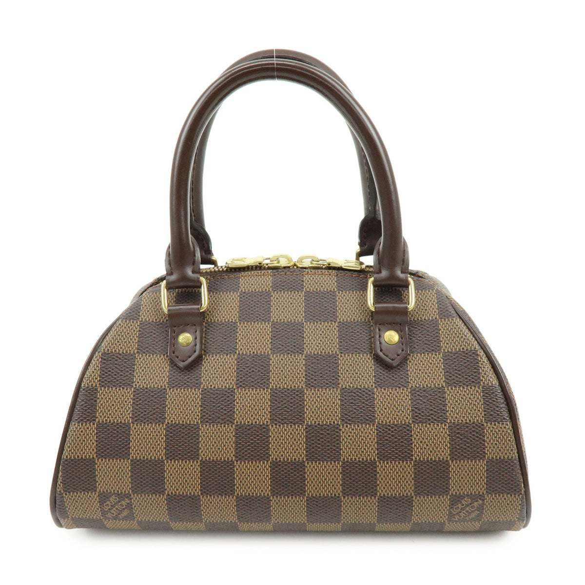 Louis Vuitton Damier Ebene Rivera Mini Hand Bag Brown N41436