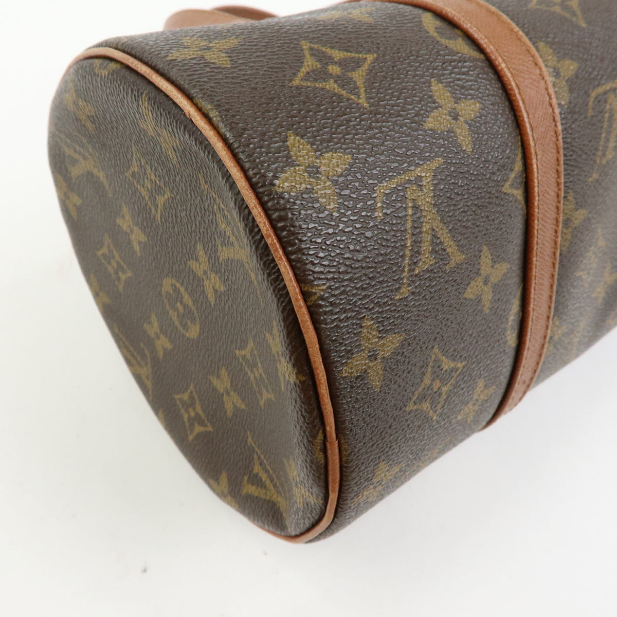 Louis Vuitton Monogram Papillon 30 Hand Bag Brown M51365