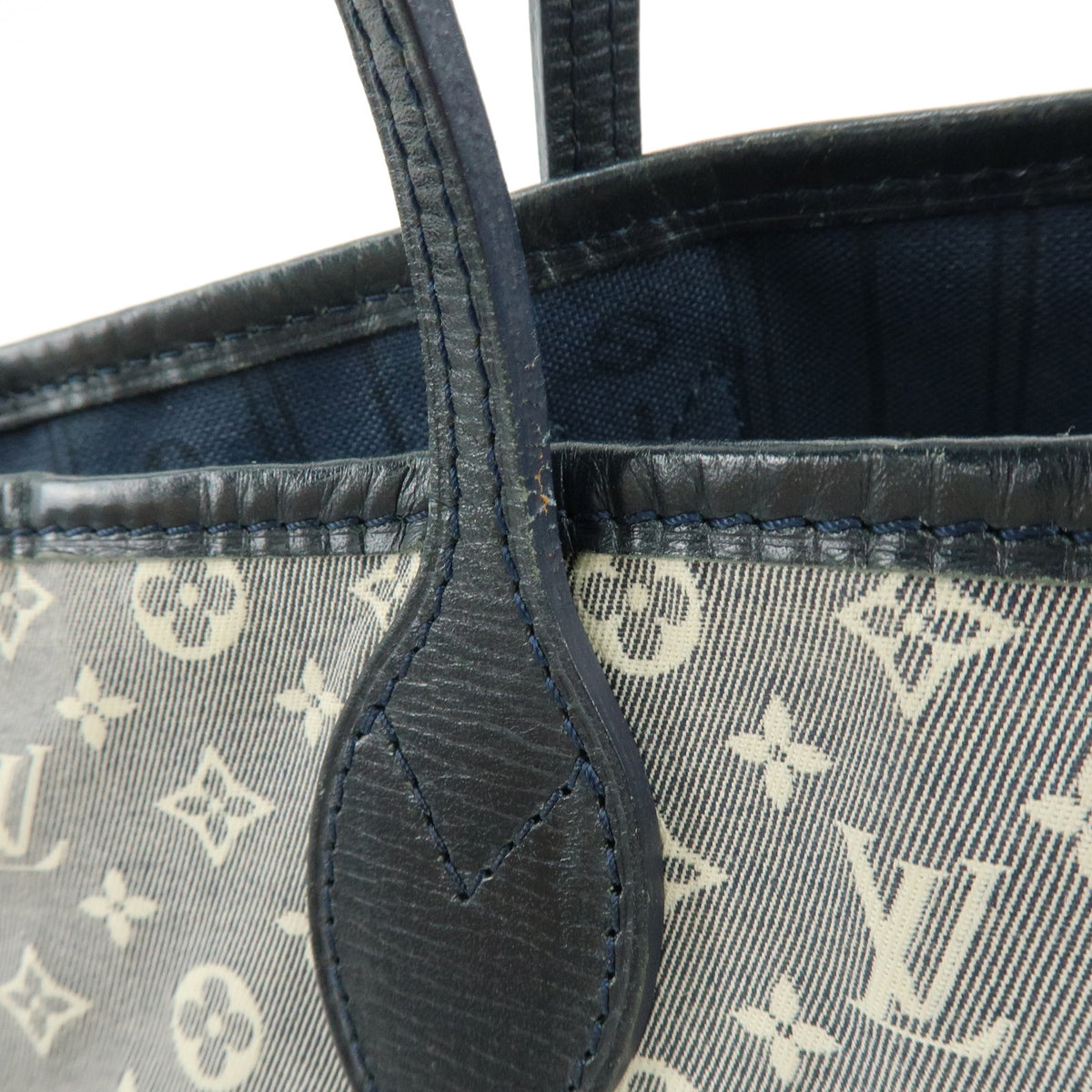 Louis Vuitton Monogram Idylle Neverfull MM Tote Bag Encre M40514