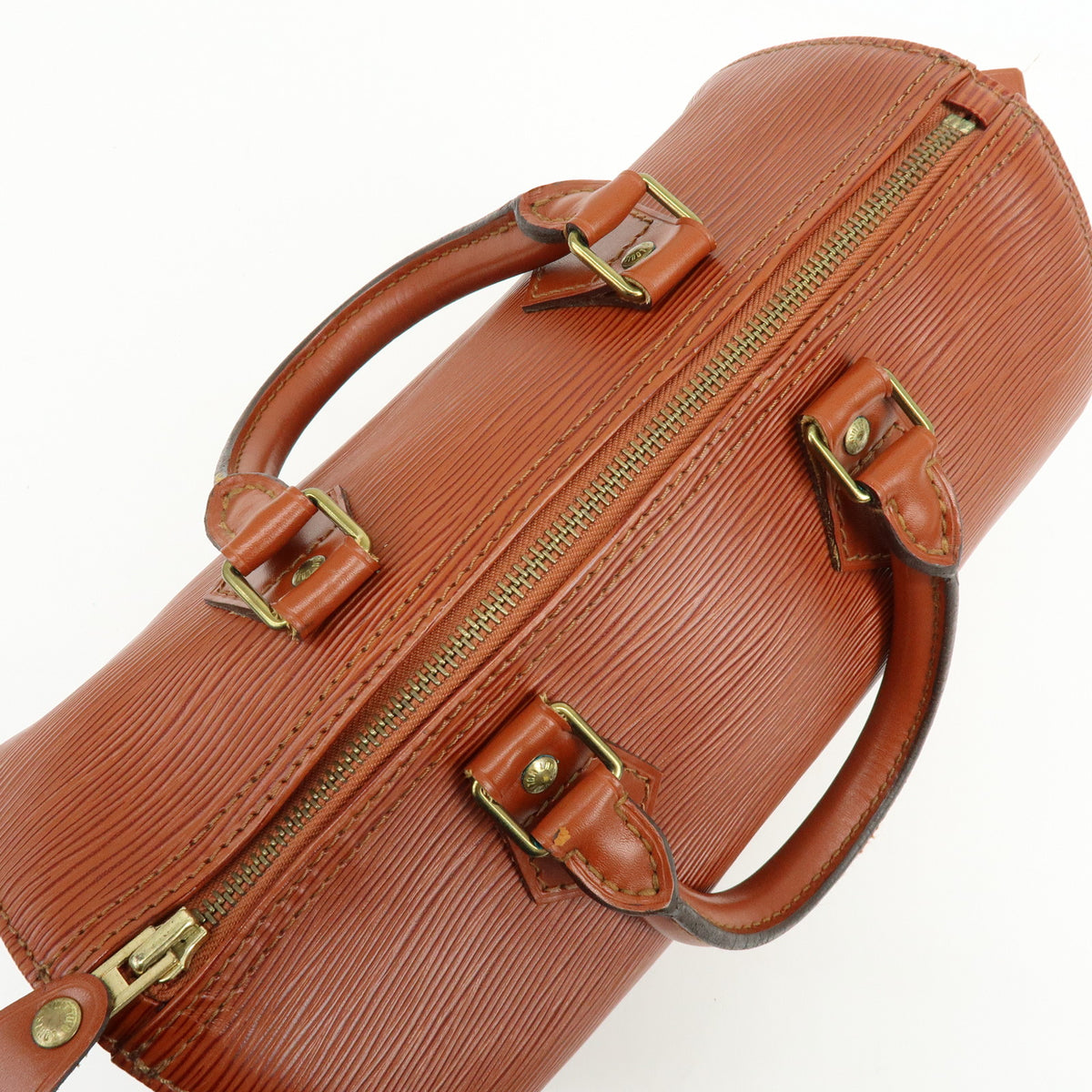 Louis Vuitton Epi Speedy 25 Leather Hand Boston Bag Kenya Brown M43013