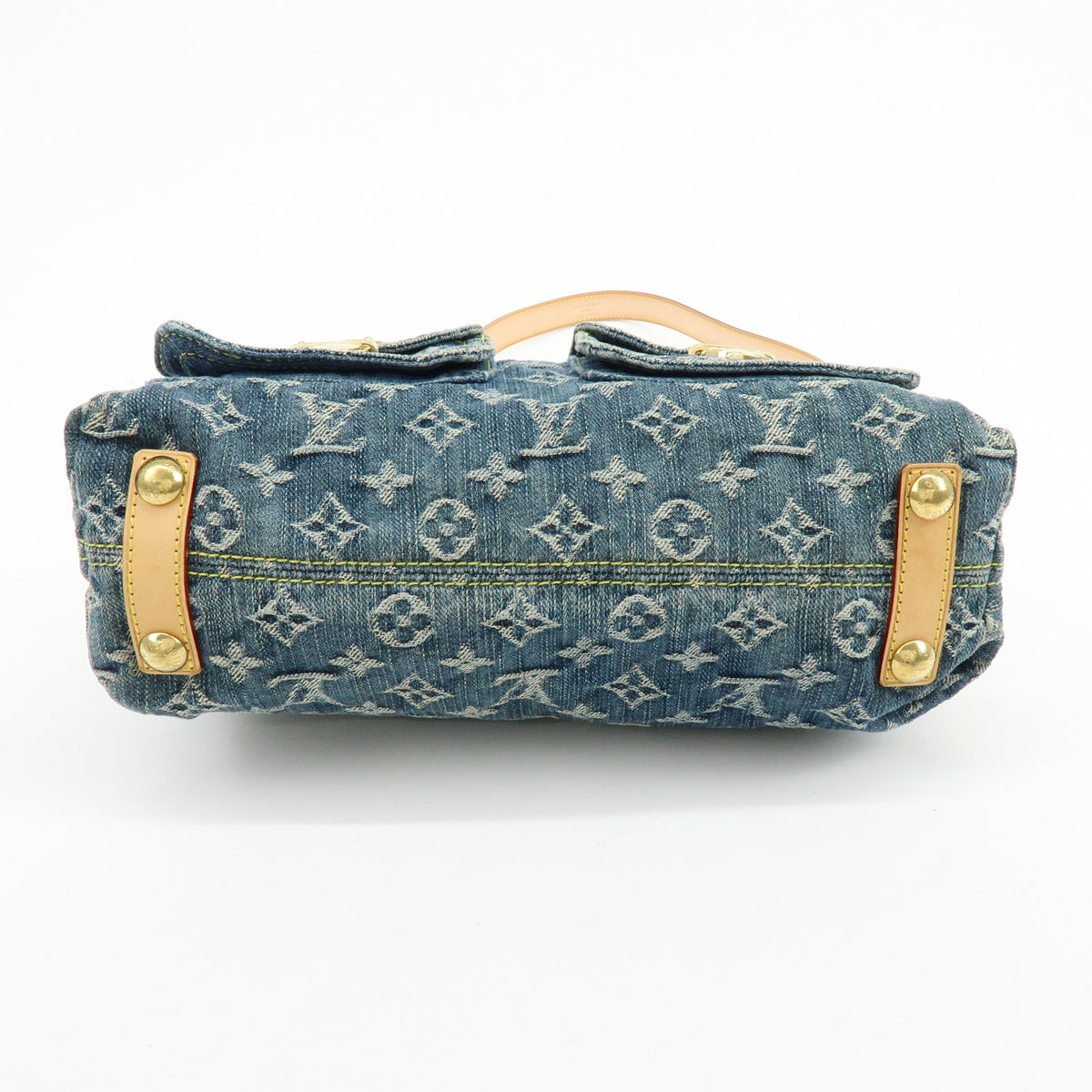 Louis Vuitton Monogram Denim Baggy PM 2Way Bag Shoulder Bag M95049