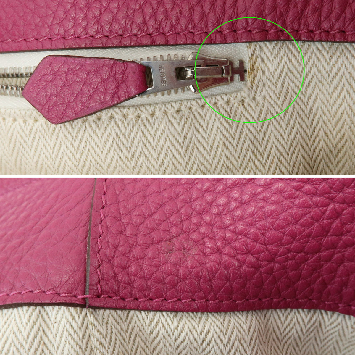 HERMES Taurillon Clemence Marwari PM Shoulder Bag □O Stamped Tosca