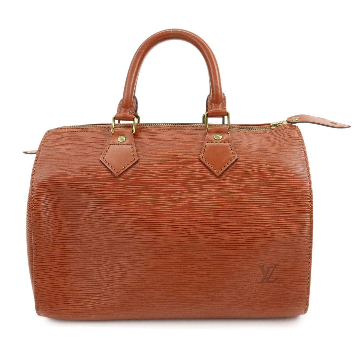 Louis Vuitton Epi Speedy 25 Leather Hand Boston Bag Kenya Brown M43013
