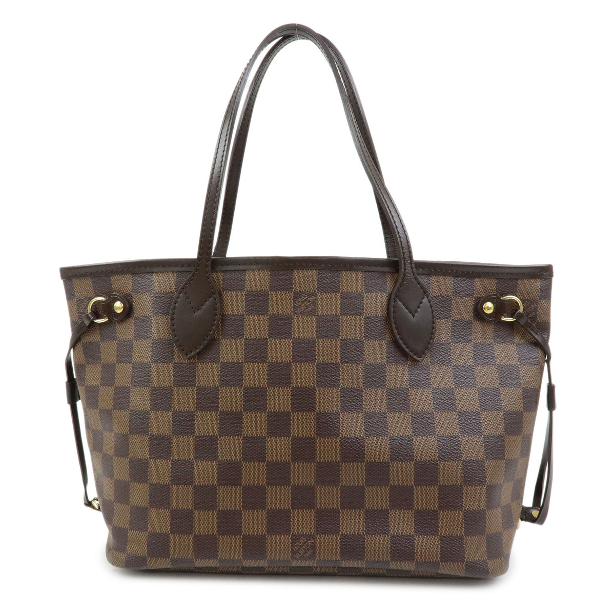 Louis Vuitton Damier Neverfull PM Tote Bag Shoulder Bag Ebene N51109