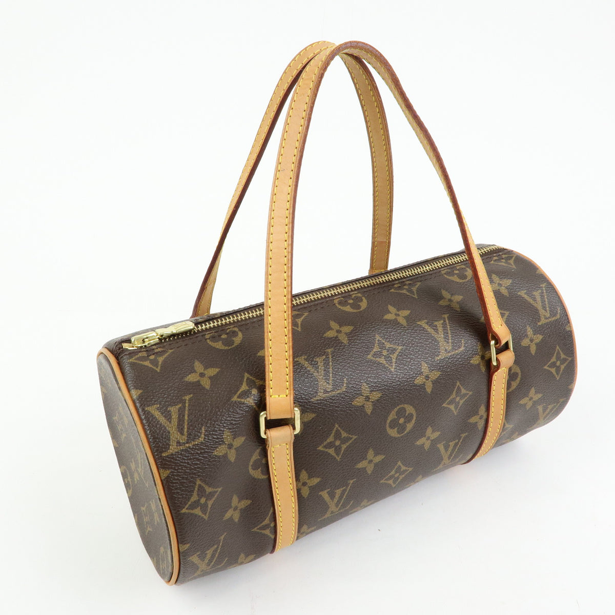 Louis Vuitton Monogram Papillon 26 Hand Bag Brown M51386