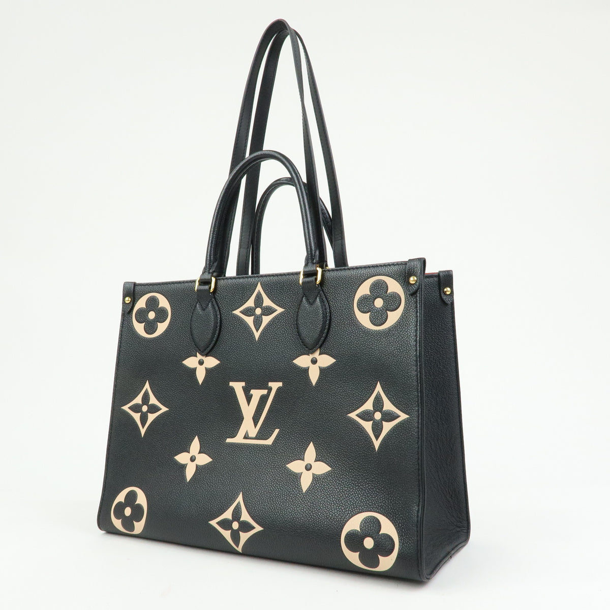 Louis Vuitton Bicolor Monogram Empreinte On The Go MM Tote Bag M45495