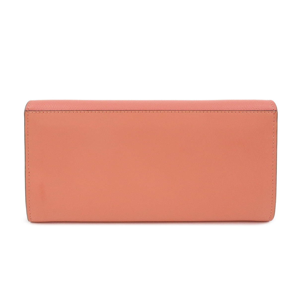 FENDI FF Diamond Leather Chain Long Wallet WOC Pink 8M0365