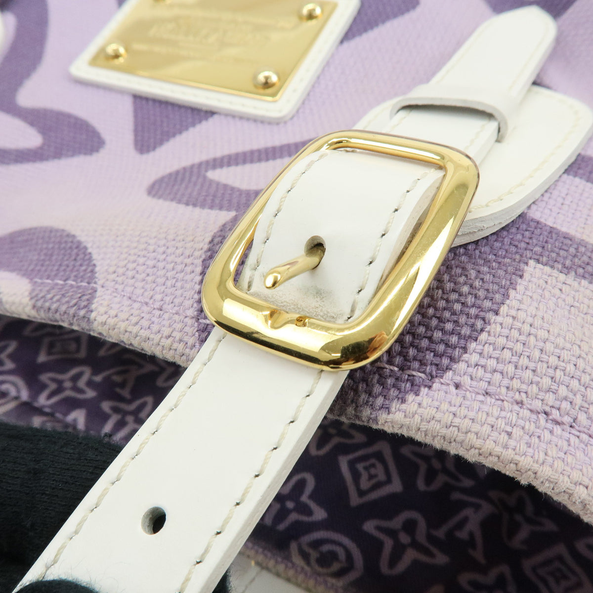 Louis Vuitton Cruise Line Tahitienne PM Canvas Tote Bag Lilas M95680