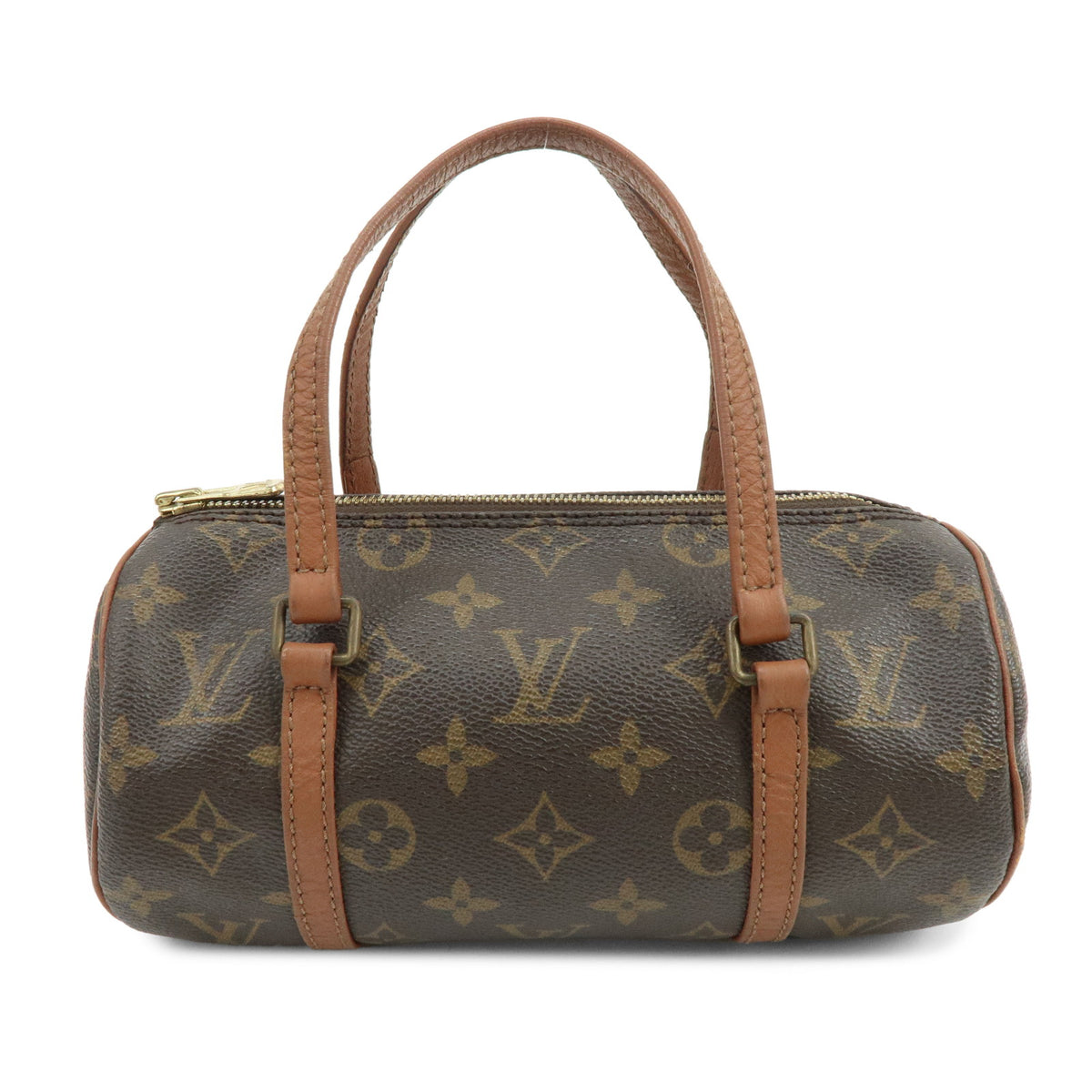 Louis Vuitton Monogram Papillon 22 Canvas Leather Hand Bag Brown M51367