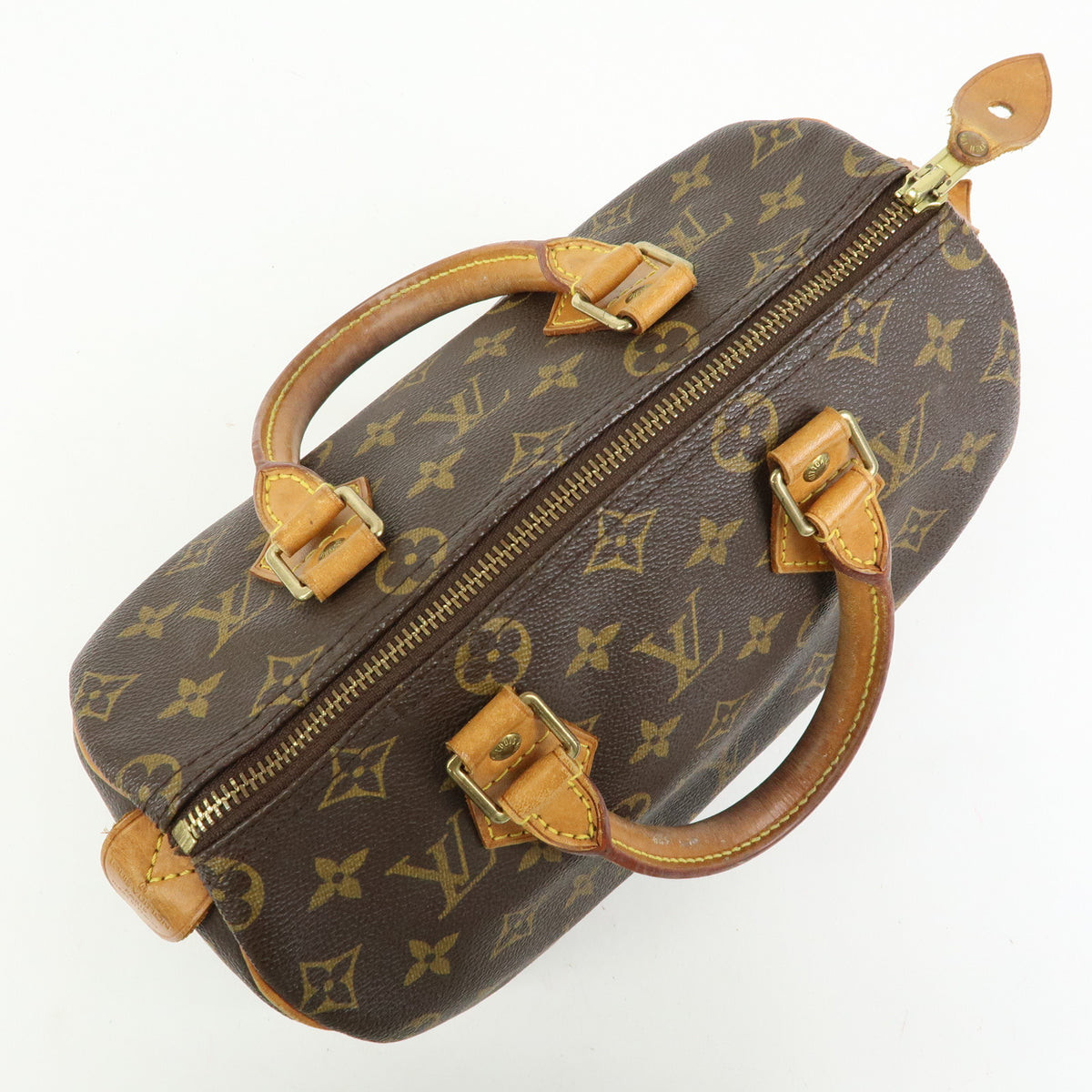 Louis Vuitton Monogram Speedy 25 Boston Bag Hand Bag Brown M41528