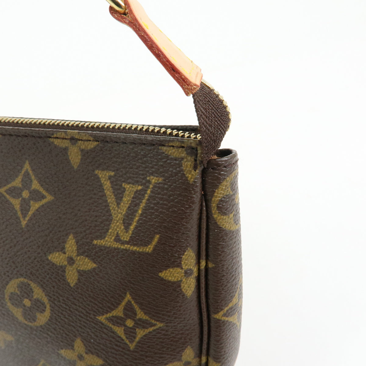 Louis Vuitton Monogram Pochette Accessoires Pouch Hand Bag Brown M51980