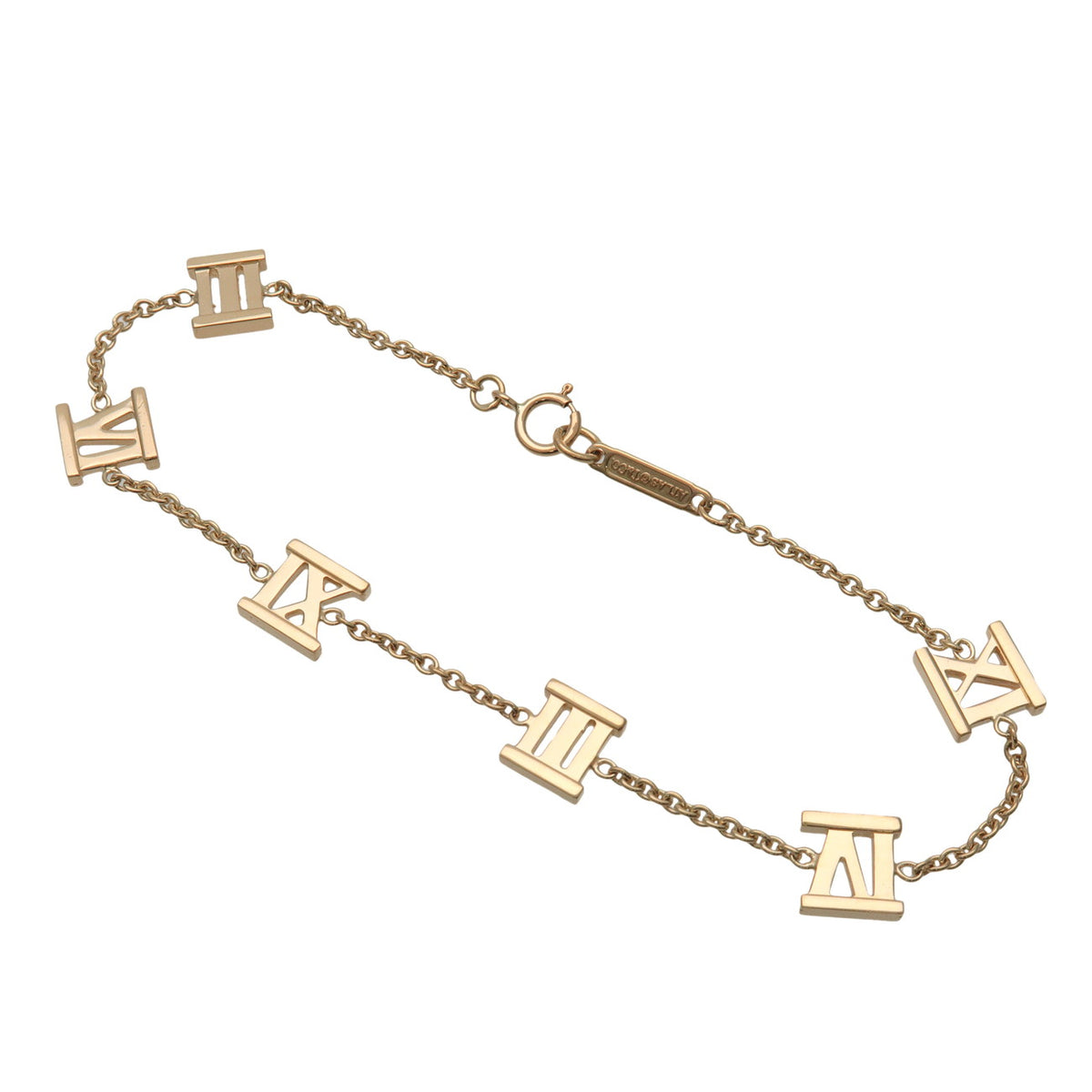 Tiffany & Co Atlas Bracelet K18 750YG Yellow Gold