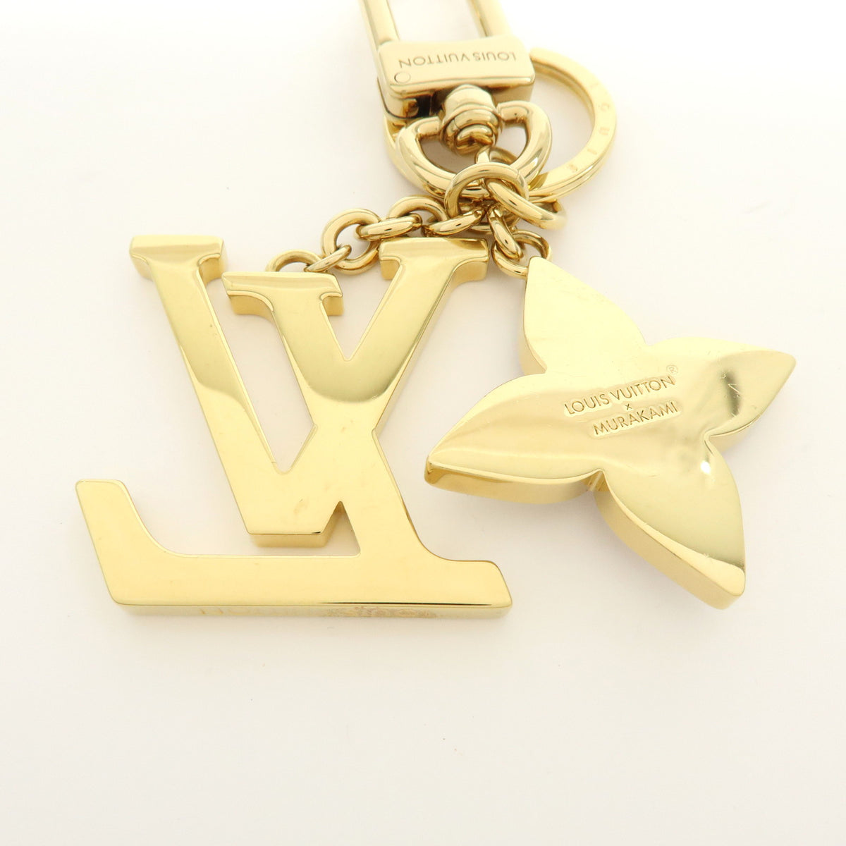 Louis Vuitton Monogram Multicolor Iconic Key Chain Fuchsia M02466