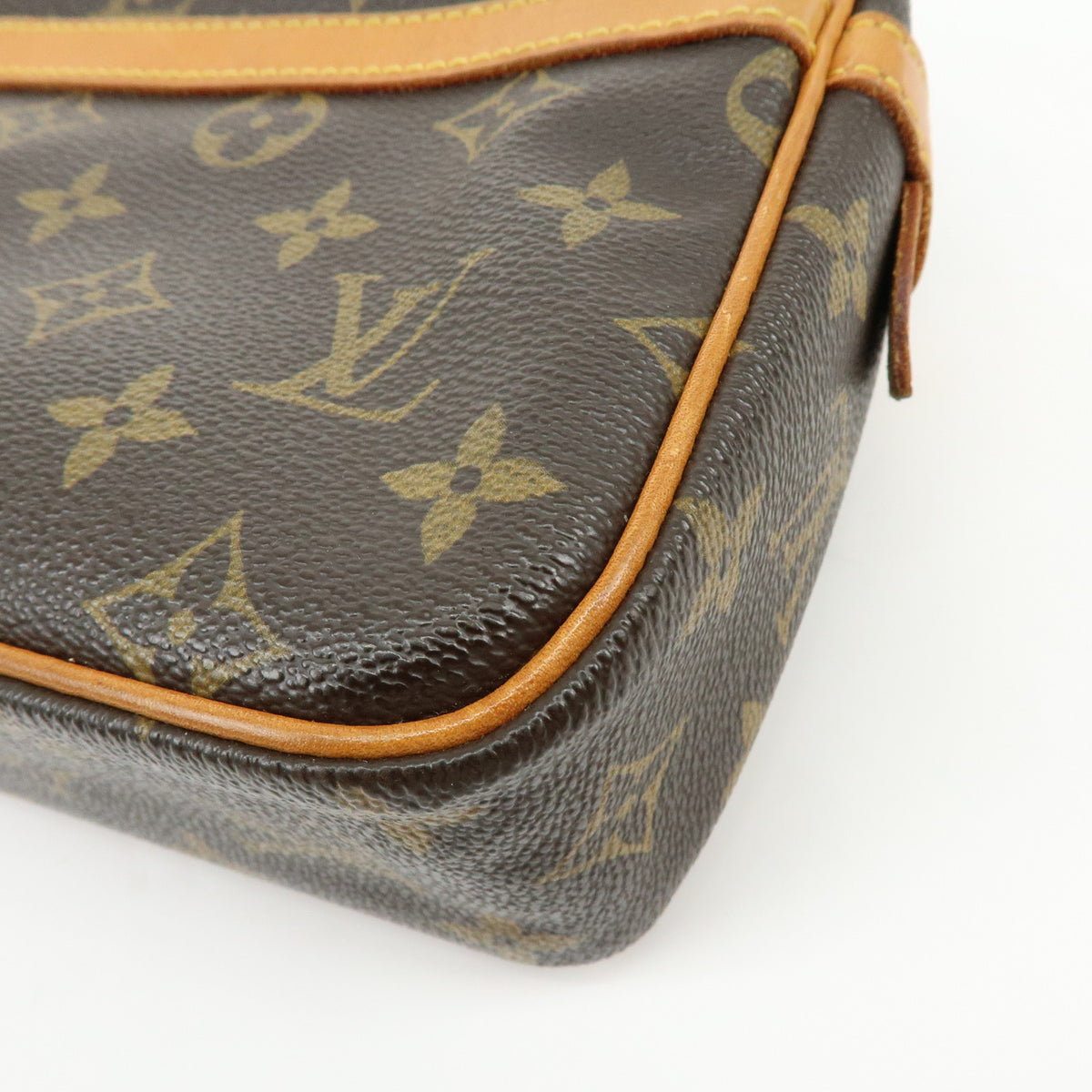 Louis Vuitton Monogram Compiegne 23 Pouch Clutch Bag Brown M51847