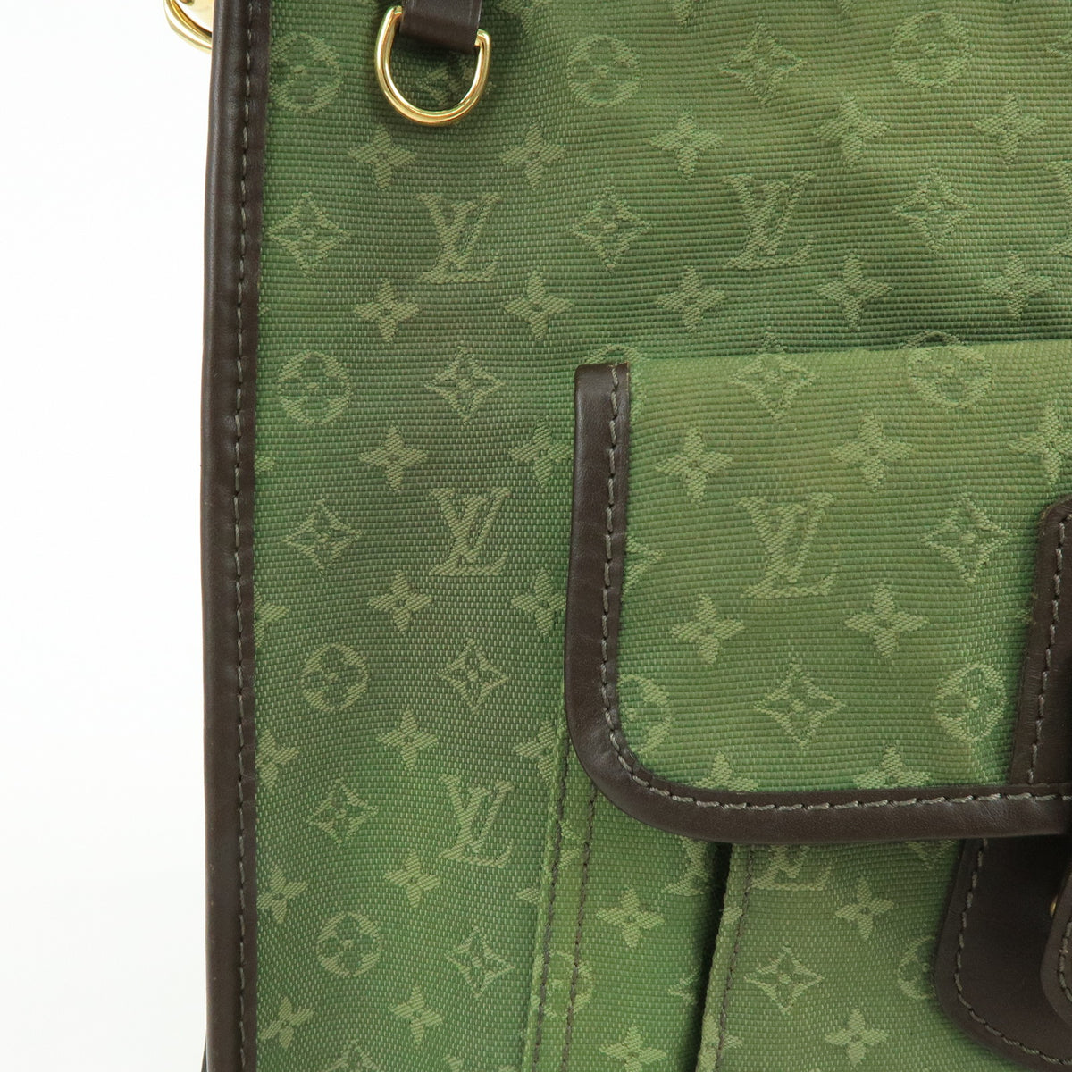 Louis Vuitton Monogram Mini Buzzas Marie Kate Shoulder Bag Khaki M92322