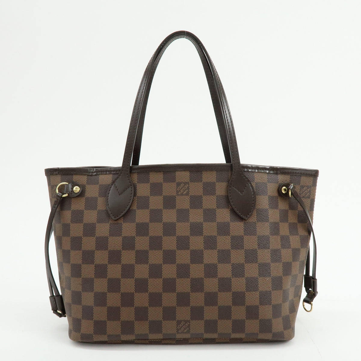 Louis Vuitton Damier Neverfull PM Tote Bag Shoulder Bag Ebene N51109