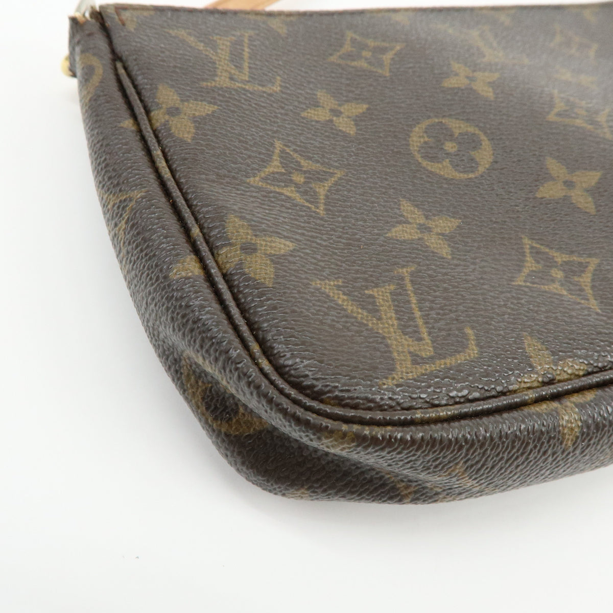 Louis Vuitton Monogram Pochette Accessoires Pouch Hand Bag M51980